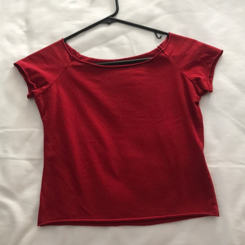 Brandy Melville Red Crop Top o/s